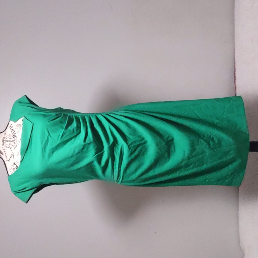 Calvin Klein Green Pleated Dress Size 10 NWT $125
